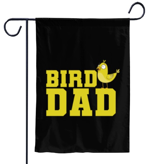 Bird Dad yellow Canary Bird Garden Flags