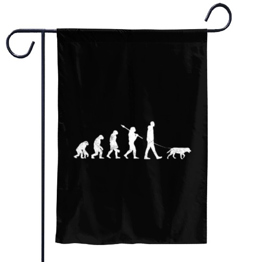 Labrador EVOLUTION Labrador Lovers Funny Garden Flags
