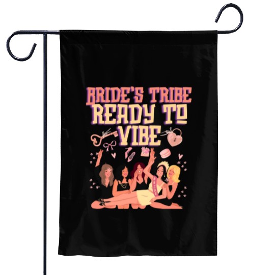 Bride to Be Wedding Bridal Bachelorette Garden Flags