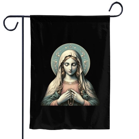 Serene Madonna ic Image Garden Flags
