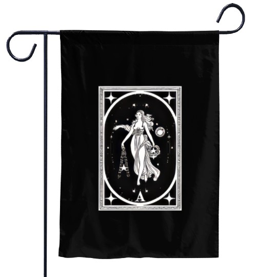 Themis Tarot Card Astrology Occult Mystical Garden Flags