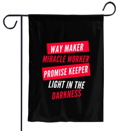 Way Maker Garden Flags