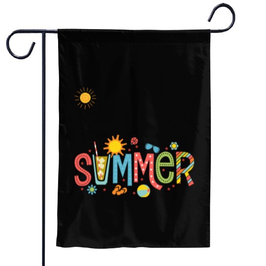 Summer vibes Garden Flags