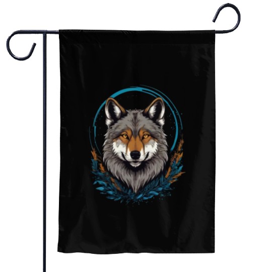 Flag Wolves July Howling Wolf Garden Flags