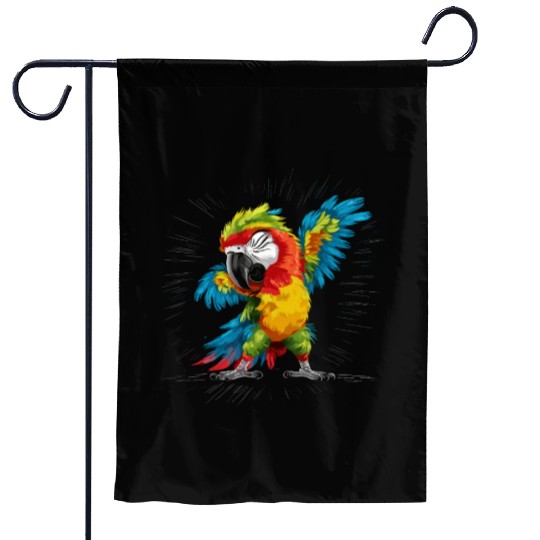 Macaw Parrot for a Bird Lover Animal Lover Garden Flags