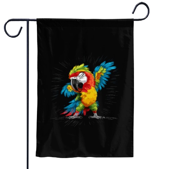 Macaw Parrot for a Bird Lover Animal Lover Garden Flags