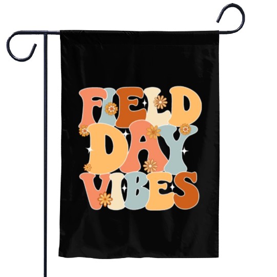 Field Day Vibes Outdoor Sunshine Flowers Garden Flags