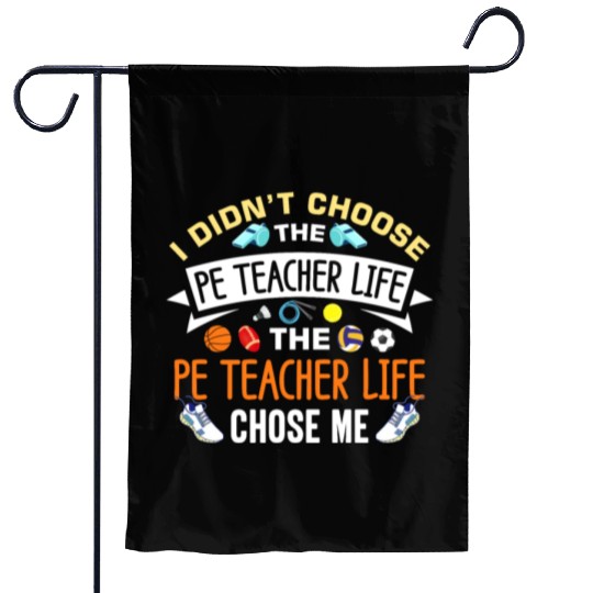 Inspiring Physical Education Teacher Design for PE Garden Flags