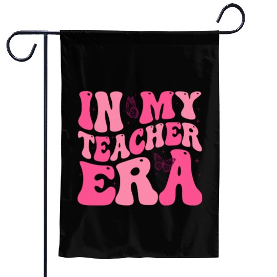Teacher Era Garden Flags