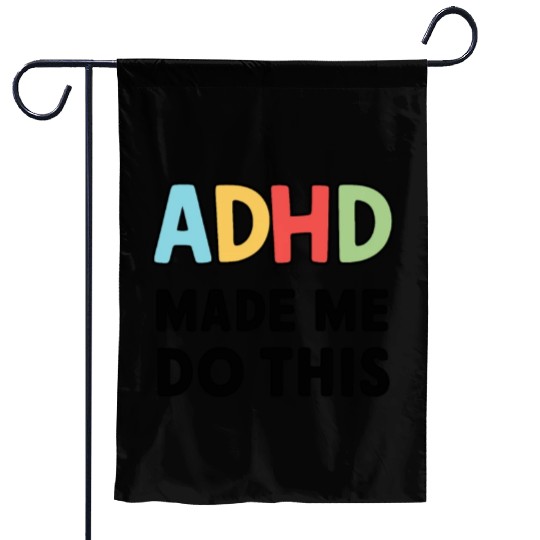 Embrace Neurodiversity Celebrate Adhd Awareness Garden Flags