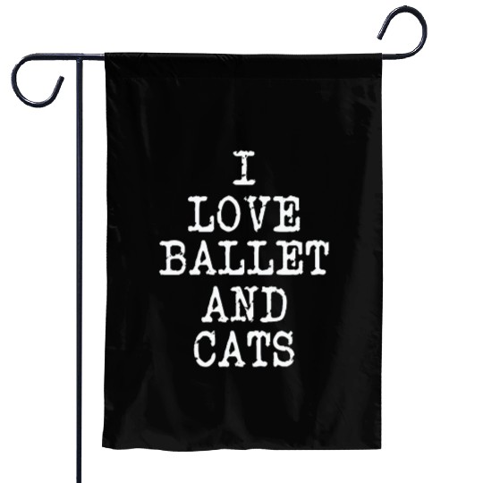 Elegant Ballet Dancer Graceful Moves Garden Flags