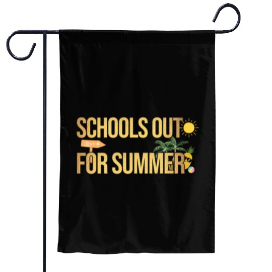 Schools Out For Summer Teacher Garden Flags