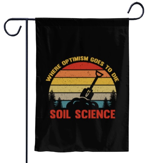 Soil Scientist Agriculture Geologist Pedology Garden Flags