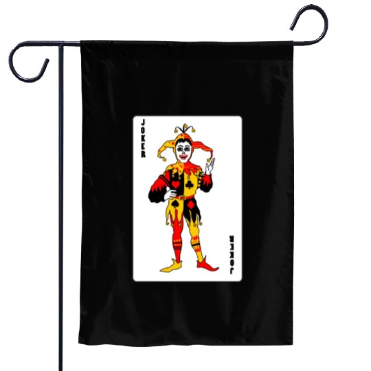 Playing card Joker Garden Flags