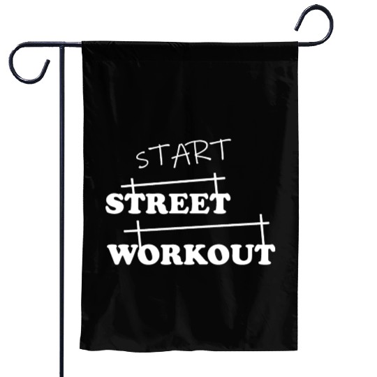Fun calisthnics street workout generation Z school Garden Flags