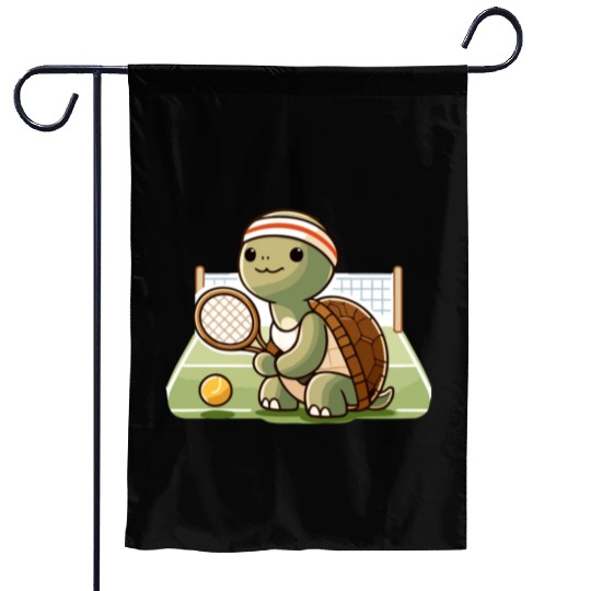Game Set Match: Turtle Tennis Pro Garden Flags