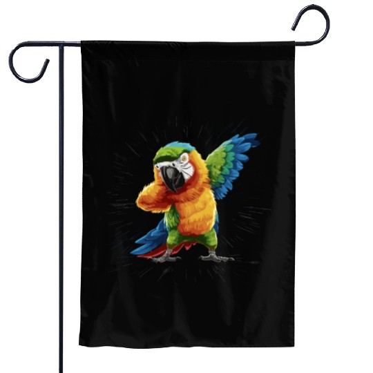Macaw Parrot for a Bird Lover Animal Lover Garden Flags