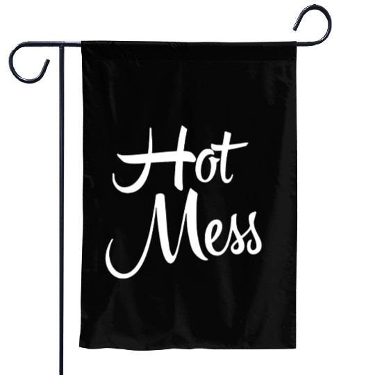 hot Mess Garden Flags