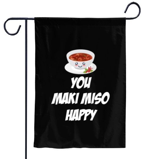 You Maki Miso Happy Asian Chinese Cuisine Garden Flags