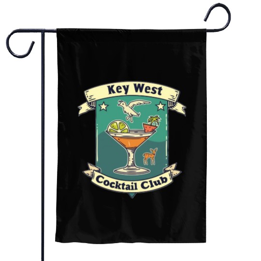 Key West Cocktail Club Garden Flags