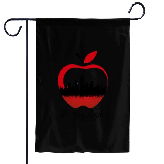 Creative Apple Innovations in New York City Garden Flags
