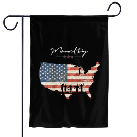 Memorial Day Garden Flags