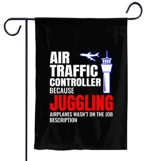 Air Traffic Controller ATC Aviation Humor Airplane Garden Flags