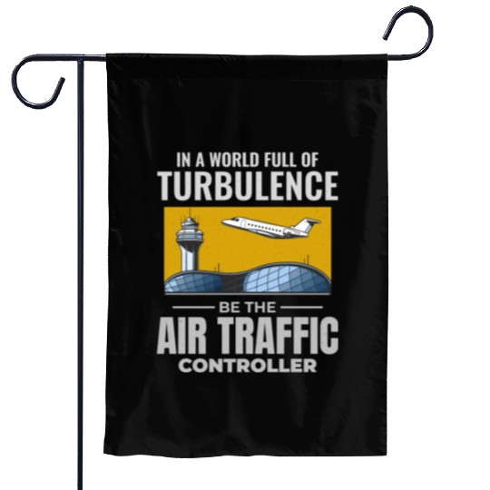 Air Traffic Controller ATC Aviation Humor Airplane Garden Flags