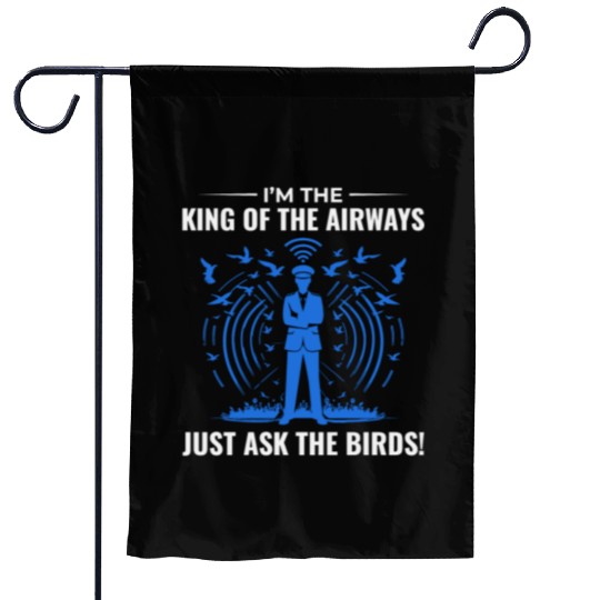Air Traffic Controller ATC Aviation Humor Airplane Garden Flags