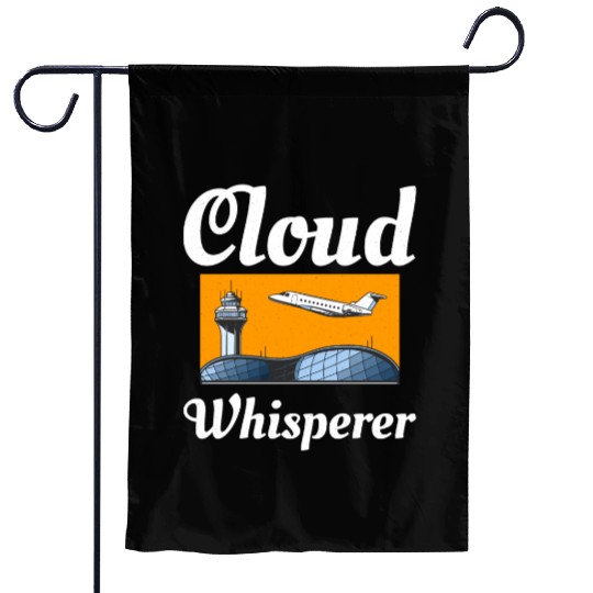 Air Traffic Controller ATC Aviation Humor Airplane Garden Flags