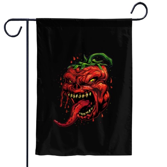 BBQ Hot Chili Carolina Reaper Hot Sauce Gift idea Garden Flags