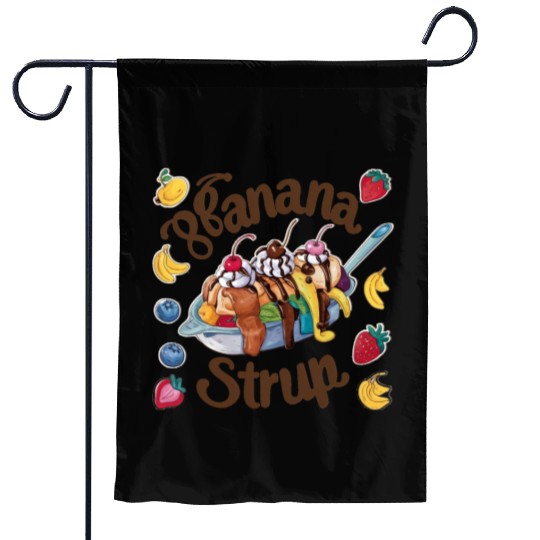 banana split-Delicious sweet Garden Flags