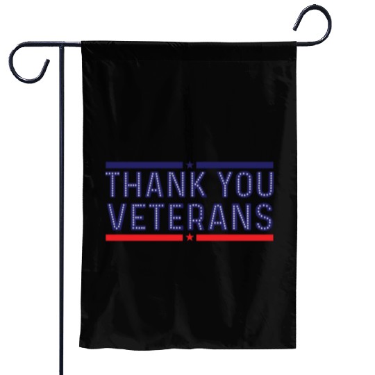 THANK YOU VETERANS Garden Flags
