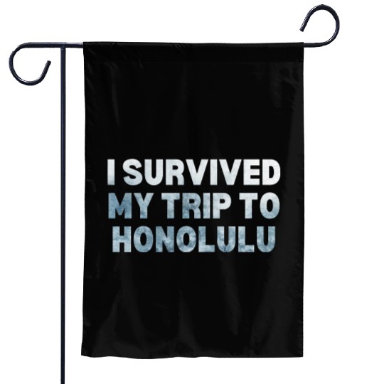 My Trip Traveler Vacation Honolulu Garden Flags