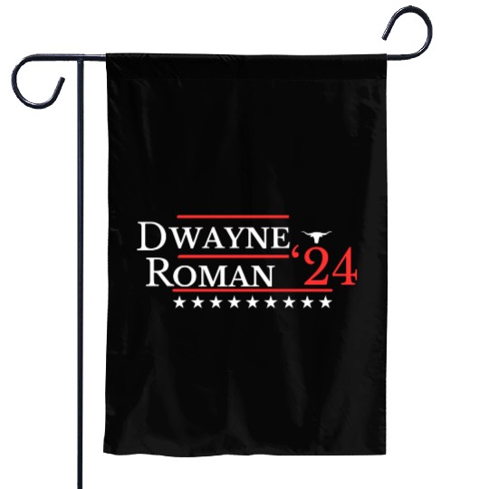 FUNNY 2024 ELECTION Dwayne Roman, Wrestling Fan Garden Flags