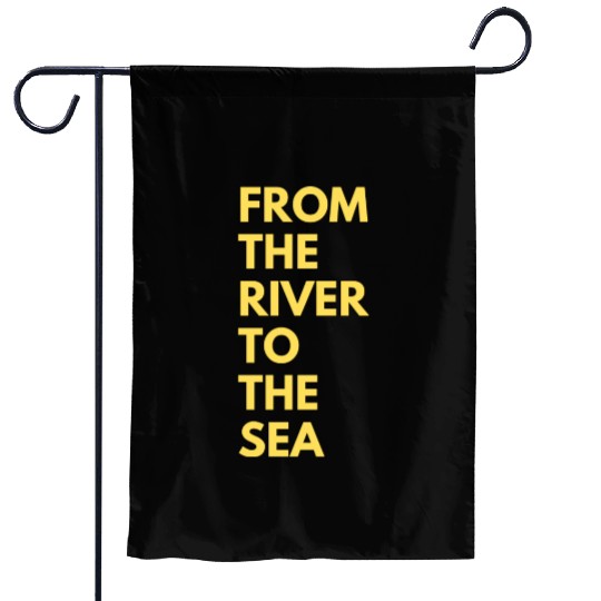 from the river to the sea Garden Flags