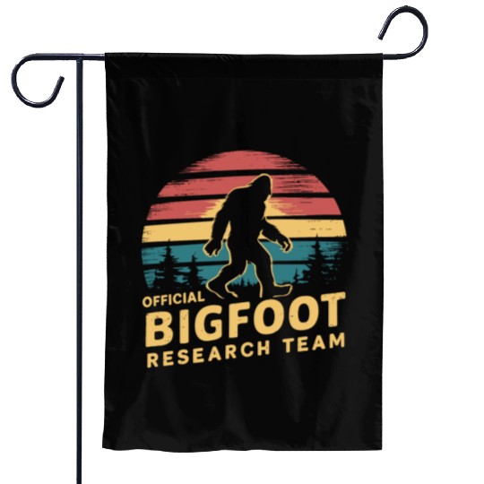 Official Bigfoot Research Team Sasquatch Yeti Garden Flags