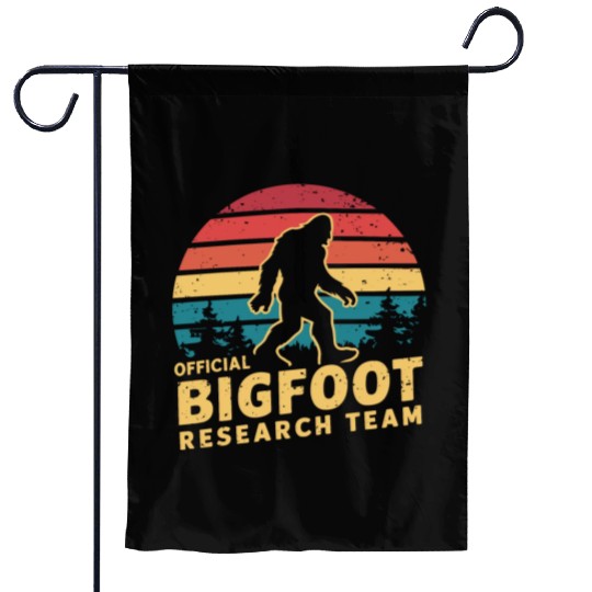 Official Bigfoot Research Team Sasquatch Yeti Garden Flags