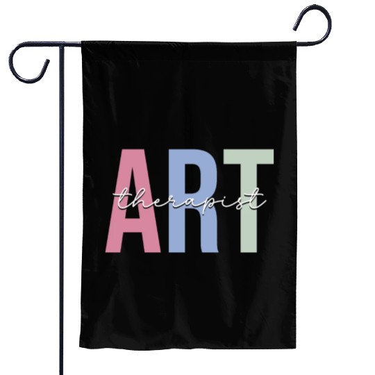 Art Therapy Art Teacher Garden Flags