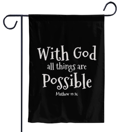 Faith Over Fear Inspirational Christian Design Garden Flags