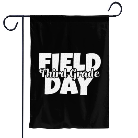 Field Day 2024 3rd Third Grade School Teacher Garden Flags
