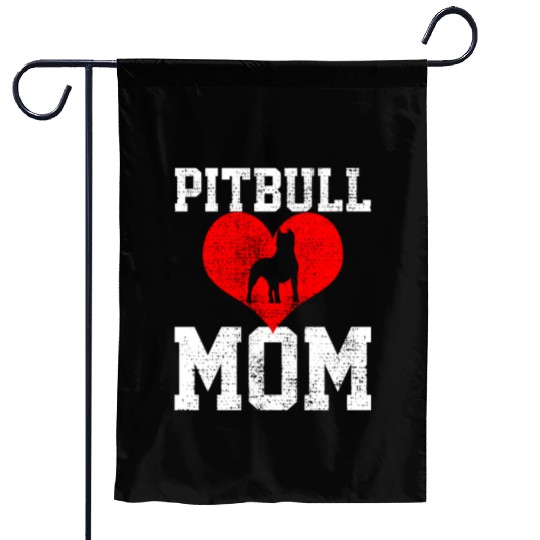 Pitbull Mom Love Mama Unique Artistic Expression Garden Flags