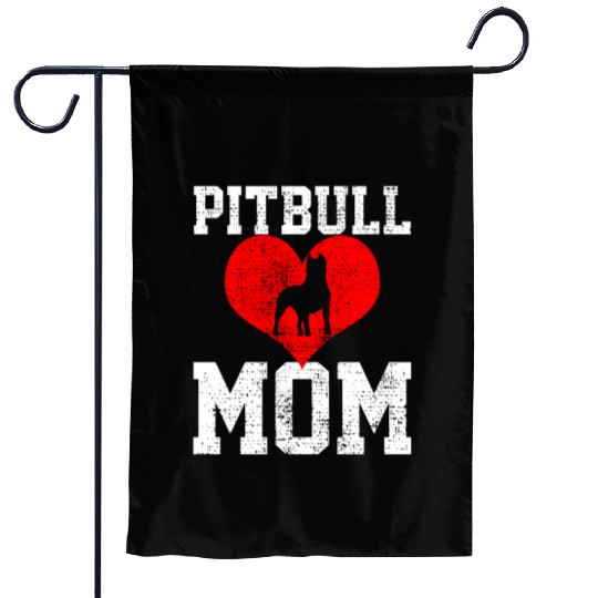 Pitbull Mom Love Mama Unique Artistic Expression Garden Flags