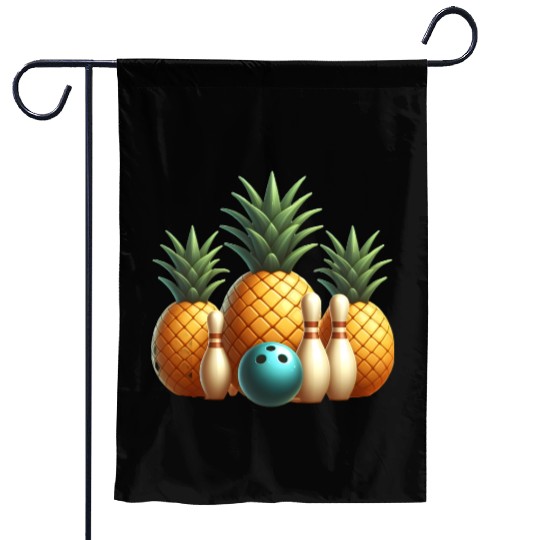 Bowling pineapple  - bowling holidays Garden Flags