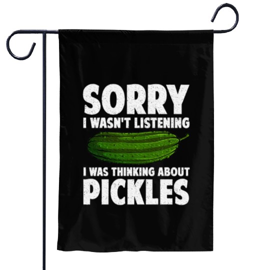 Pickle Design Cucumber Dill Pickle Lover Garden Flags