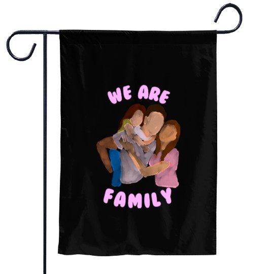 We are Family Garden Flags