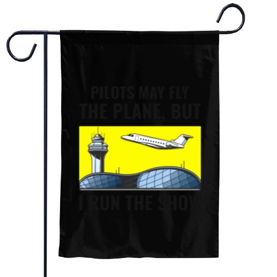 Air Traffic Controller ATC Aviation Humor Airplane Garden Flags