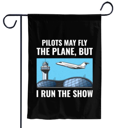 Air Traffic Controller ATC Aviation Humor Airplane Garden Flags