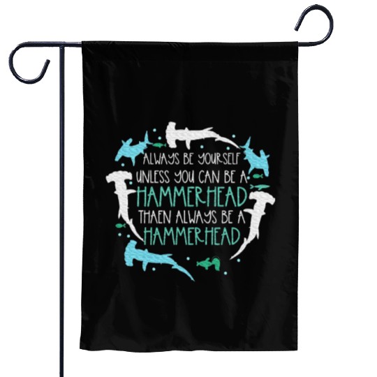 Hammerhead Underwater Ocean Hammerhead Shark Lover Garden Flags