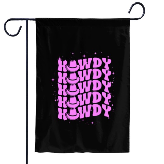 Western Country Texas Cowboy Hat Garden Flags